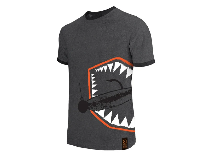 Delphin T-Shirt ATAK! | Stylisches Raubfisch-Shirt | Baumwolle | Angelbekleidung