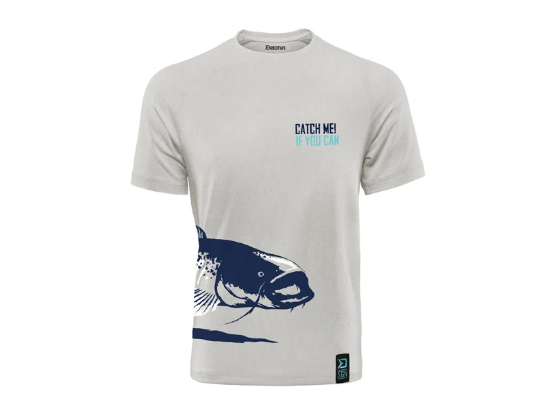 Delphin T-Shirt CatchME! WELS | Premium Anglershirt | 100% Baumwolle