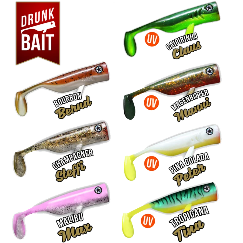 LMAB Drunk Bait 8 12 16 cm Köder für Hecht Zander Barsch