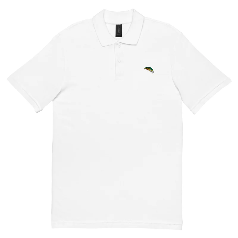 Poloshirt mit Böser Wobbler Stickerei