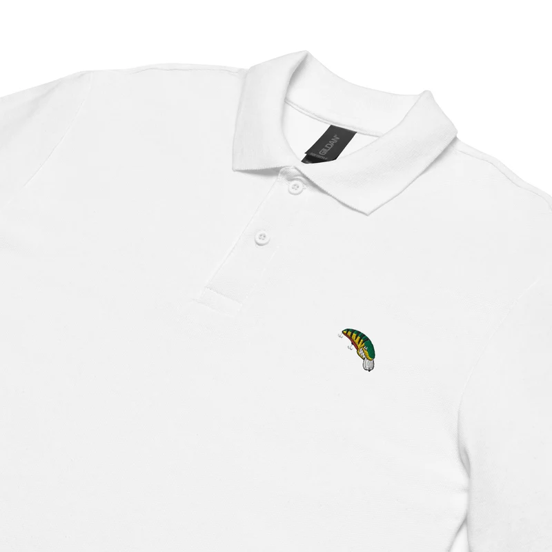 Poloshirt mit Böser Wobbler Stickerei