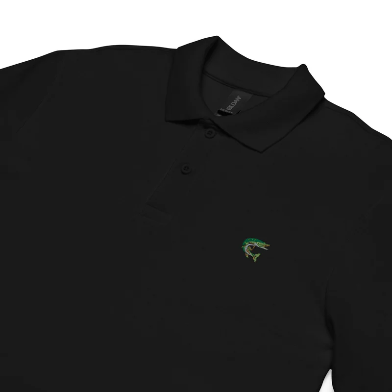 Poloshirt mit Hecht