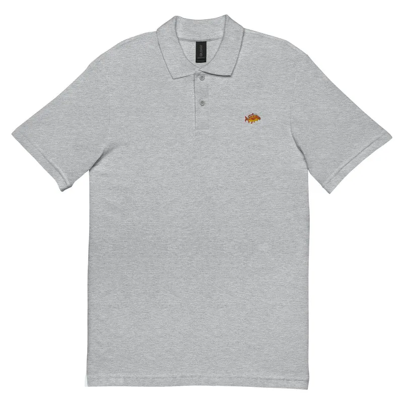 Poloshirt mit Spiegelkarpfen