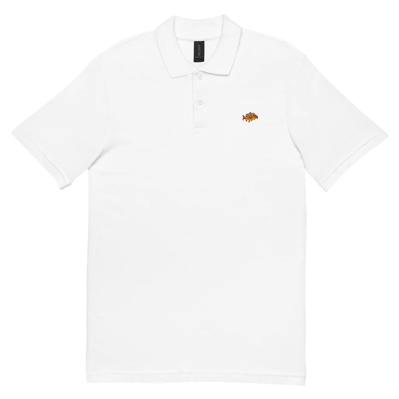 Poloshirt mit Spiegelkarpfen