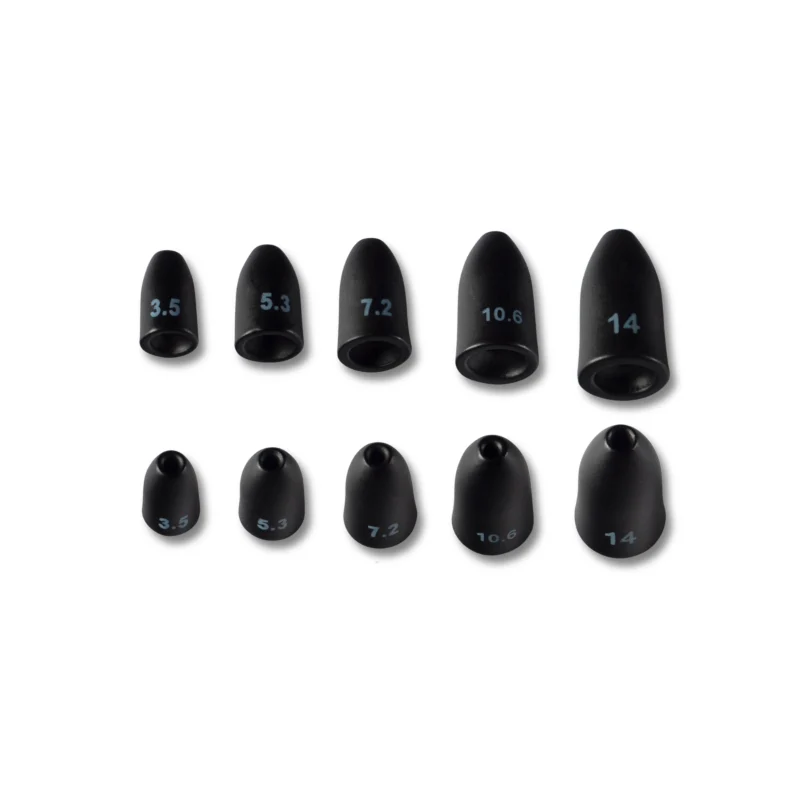 Toppies Bullet Weight Tungsten Green Pumpkin