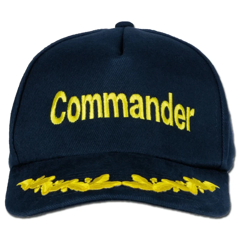Baseballcap bestickt Commander