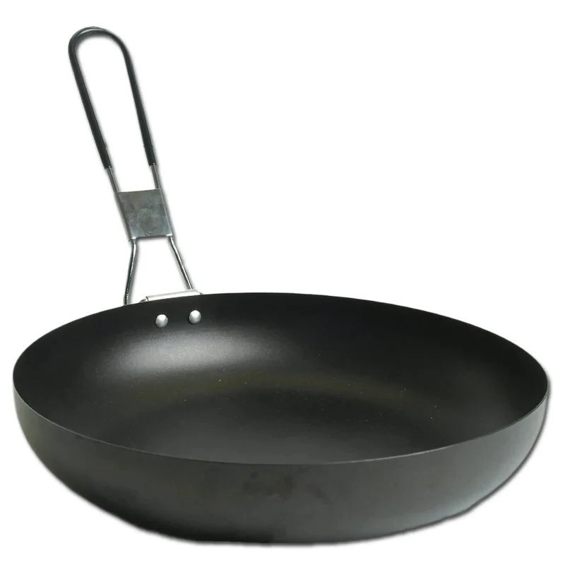 Camping Pfanne mit Klappstiel 25 cm
