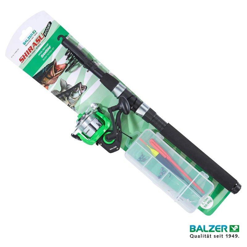 Balzer Shirasu Rookie Combo / Bambini Fishing Queen Tele Angelset Kinder