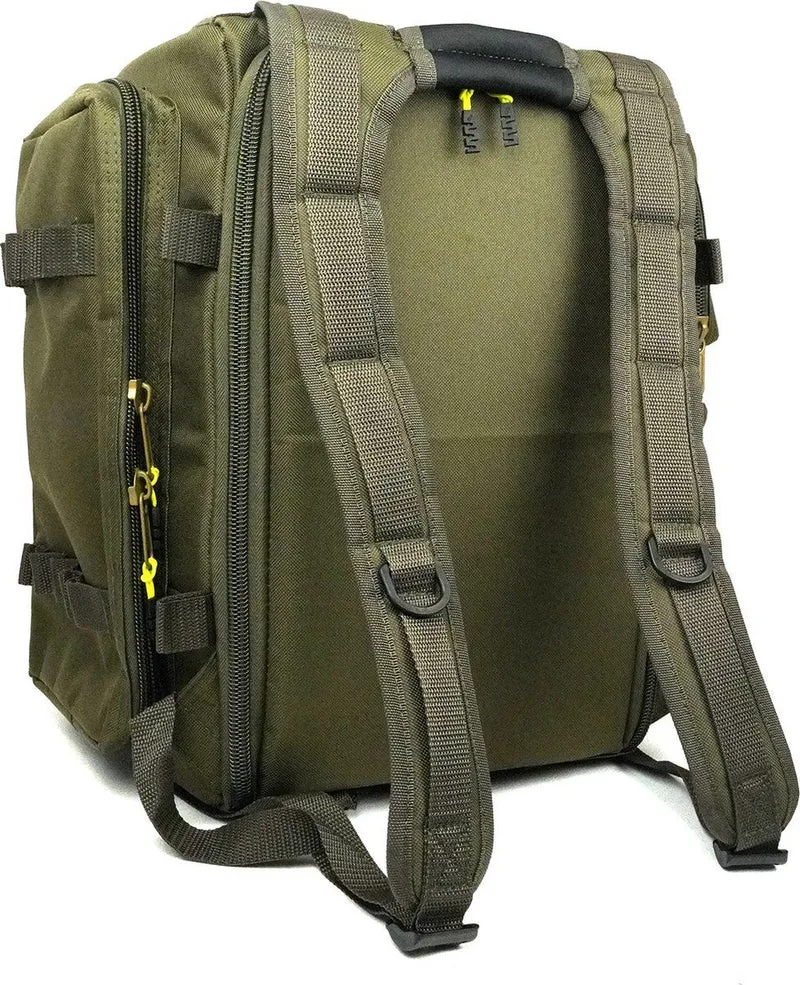 Faith Angeltaschen-Set – Futteral & Rucksack Grün für Angler