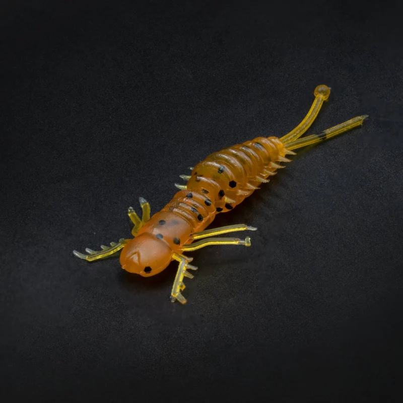 Tackle P*rn Dragon Larve 4 cm – 10 Stk Softbaits für Barsch & Forelle