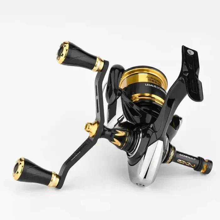 Gomexus Double Carbon Handle 98mm mit CNC20 Knobs | Daiwa | 23 Legalis