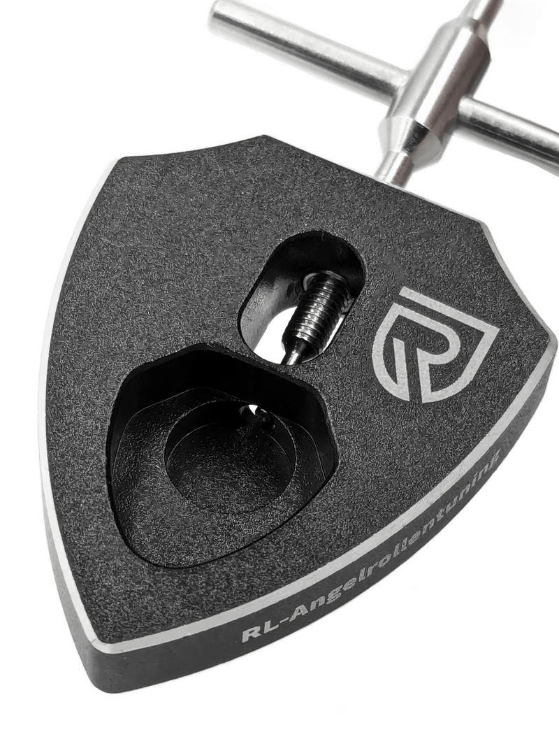 RL-TNG Spool Bearing Pin Remover mit Kreuzschlüssel – Werkzeug für Angelrollen Tuning