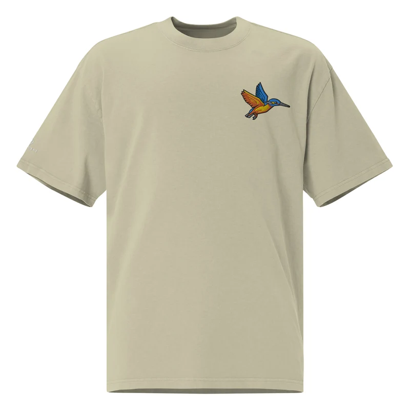 Oversized T-Shirt - Eis Vogel