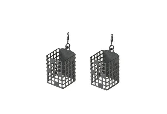 Mivardi Futterkorb Premium - Eckig (2er Set)
