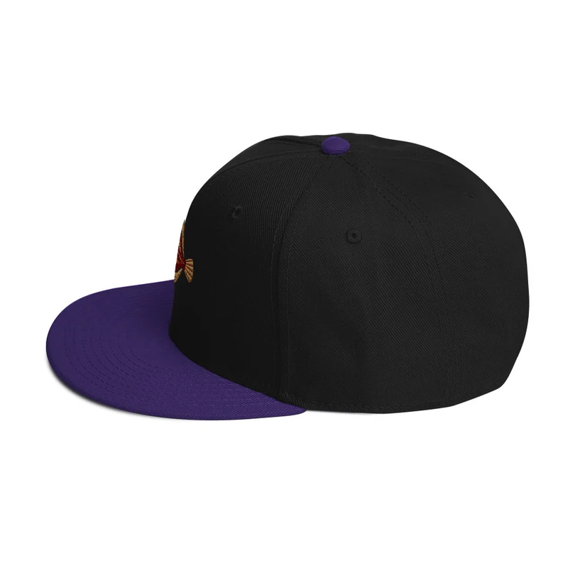 Snapback-Cap Scholle Stickerei