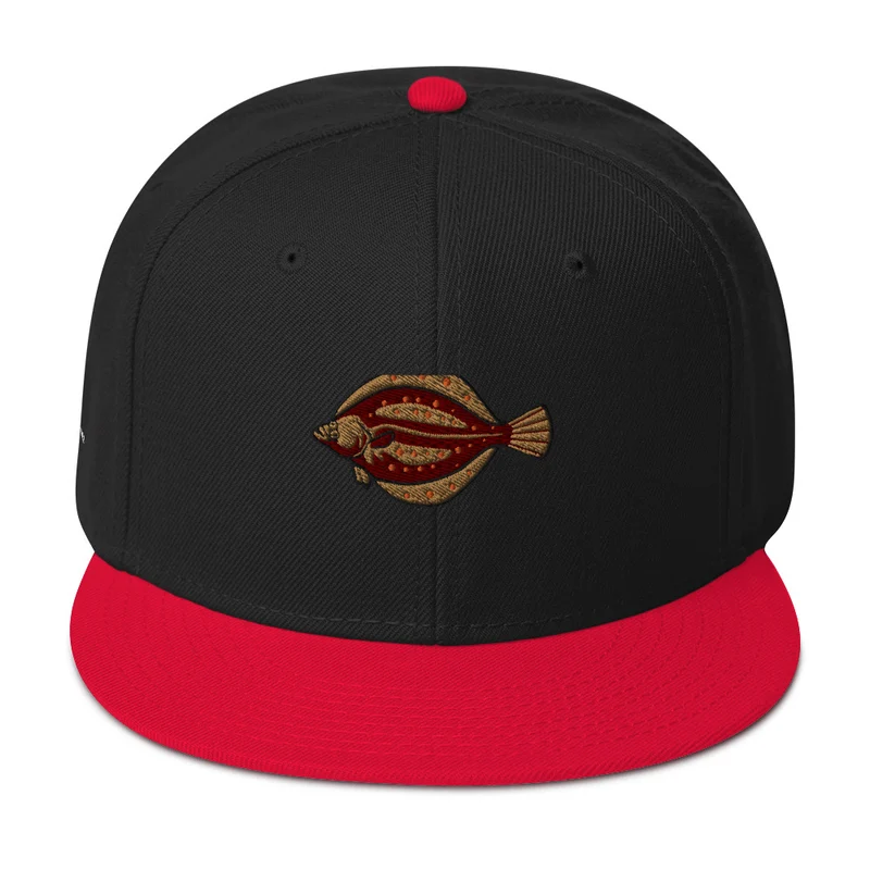 Snapback-Cap Scholle Stickerei
