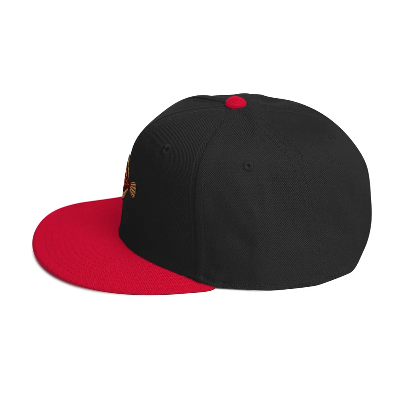 Snapback-Cap Scholle Stickerei