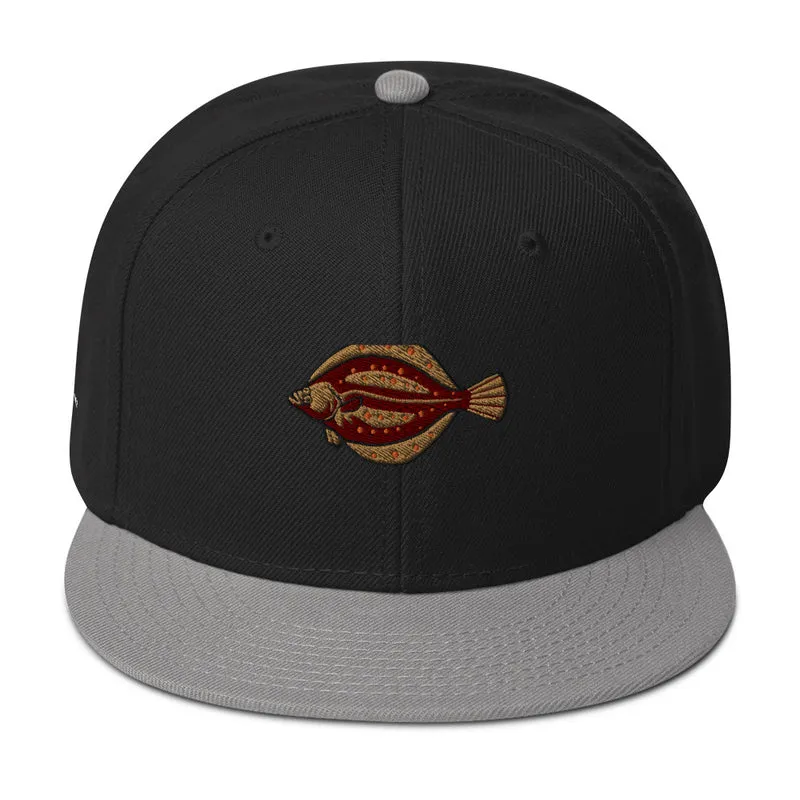 Snapback-Cap Scholle Stickerei