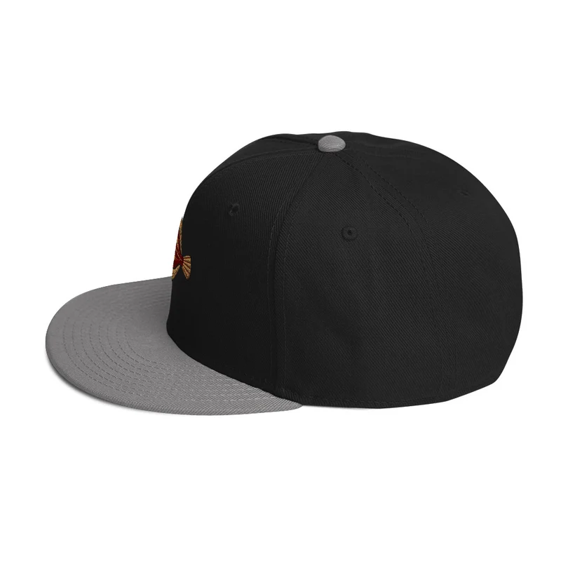 Snapback-Cap Scholle Stickerei