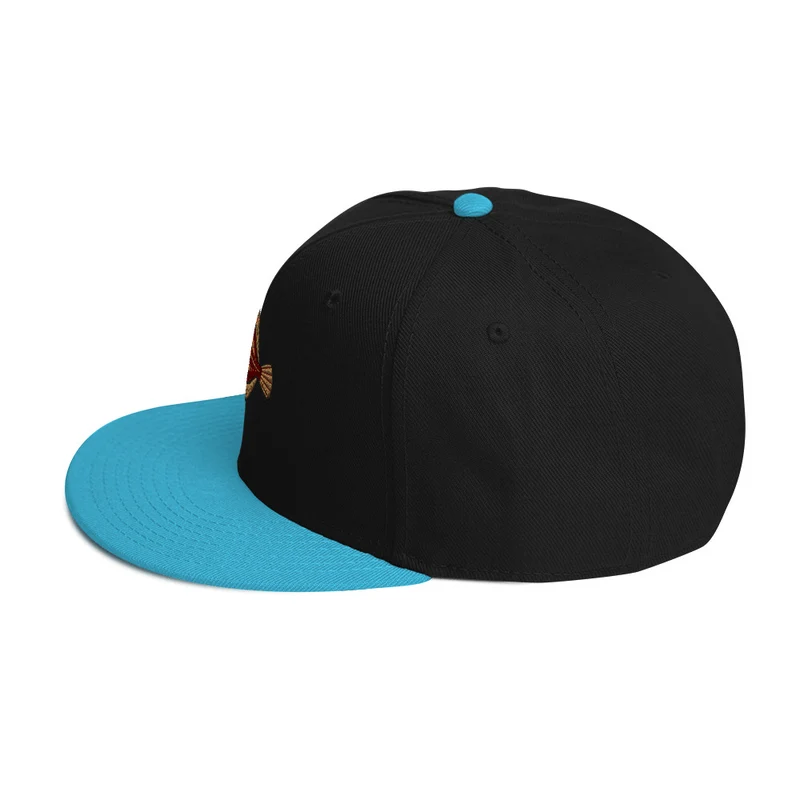 Snapback-Cap Scholle Stickerei