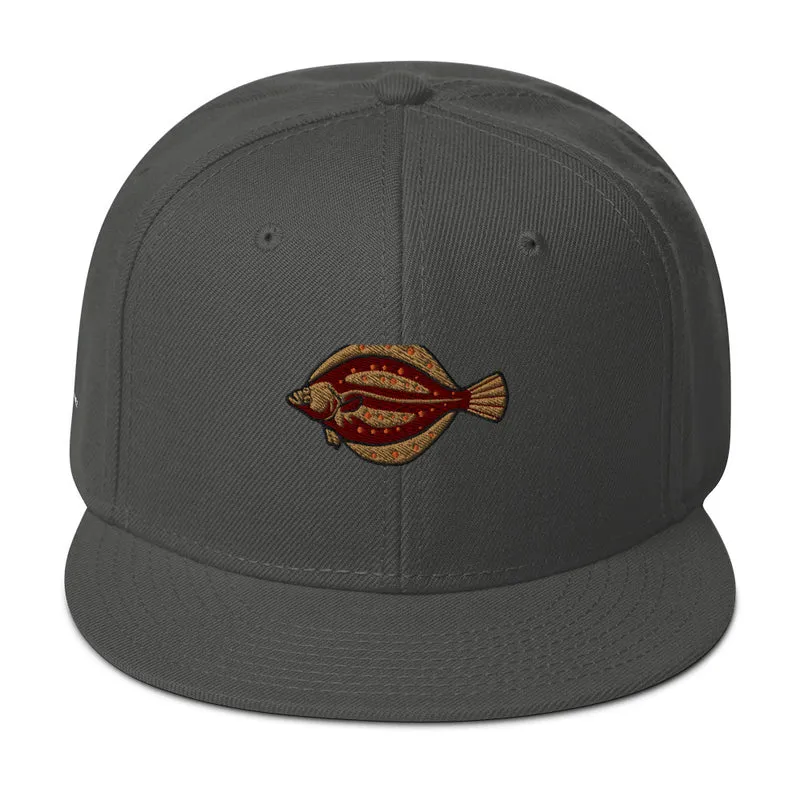 Snapback-Cap Scholle Stickerei
