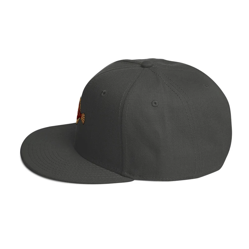 Snapback-Cap Scholle Stickerei