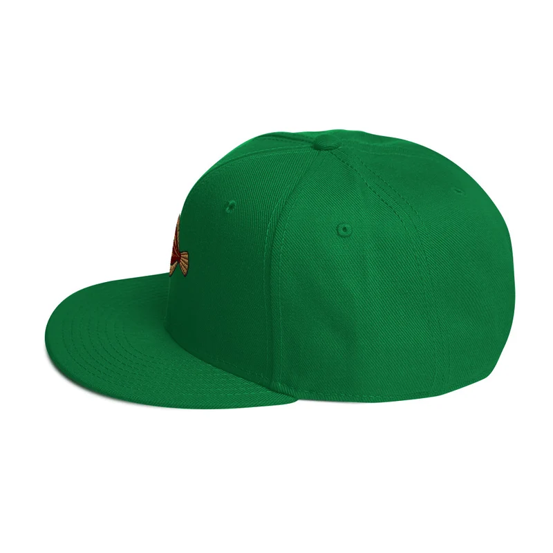 Snapback-Cap Scholle Stickerei