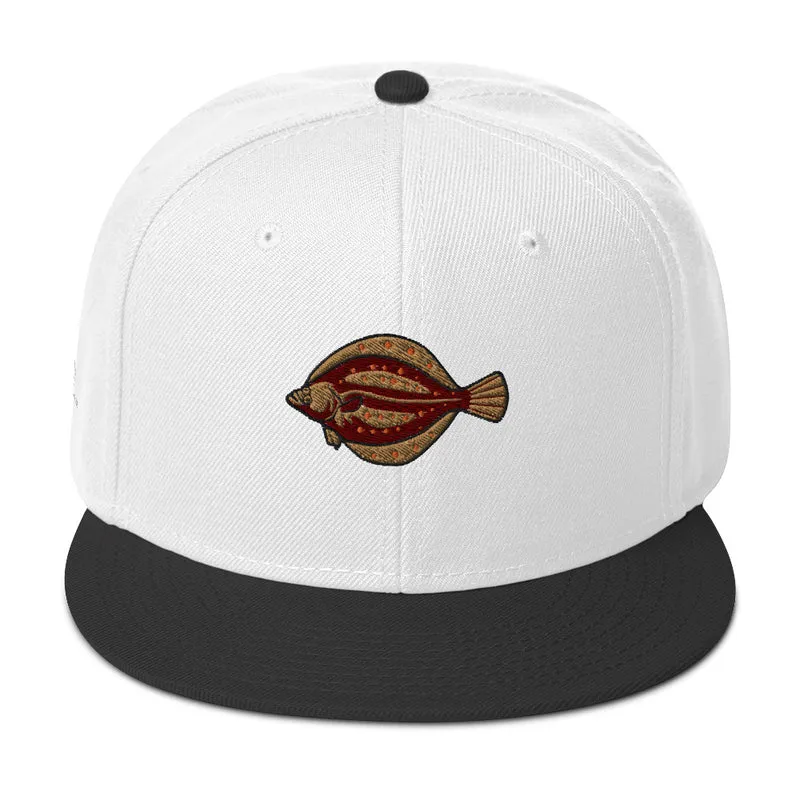 Snapback-Cap Scholle Stickerei