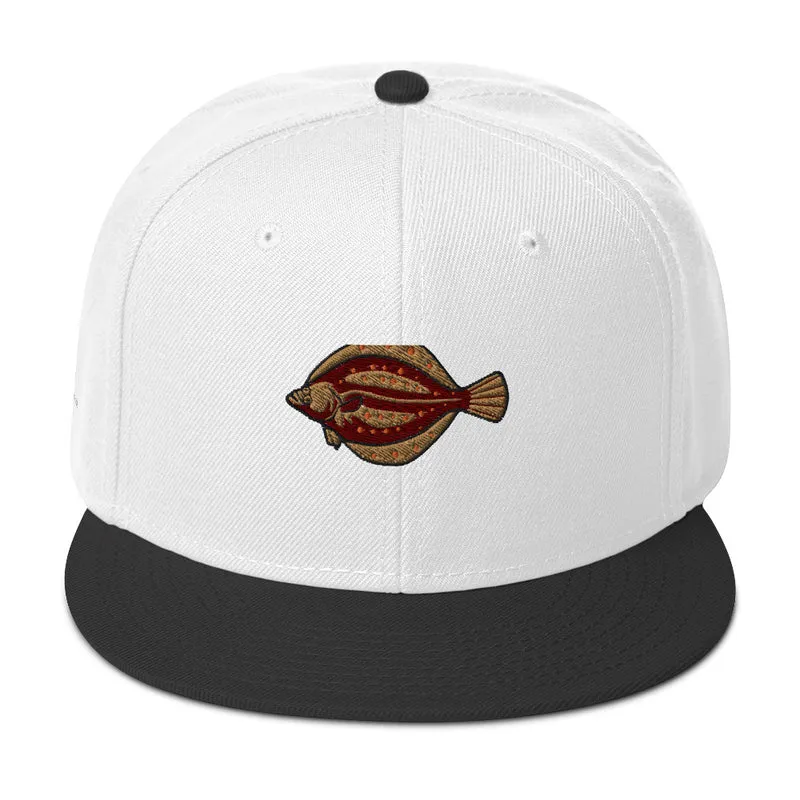 Snapback-Cap Scholle Stickerei