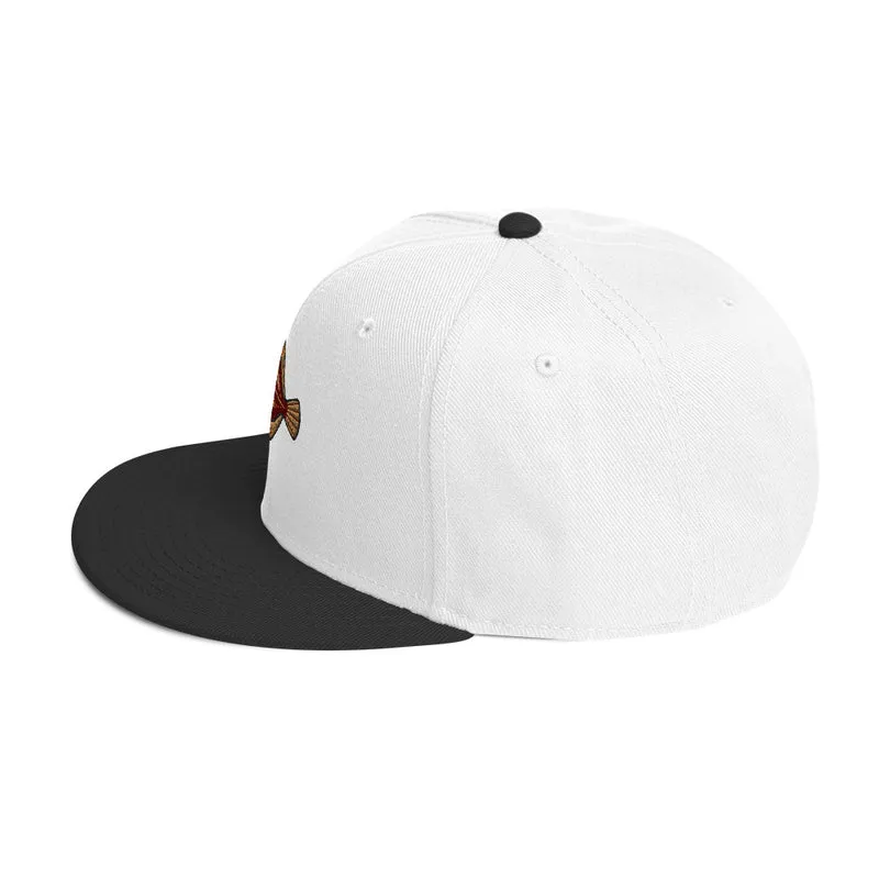 Snapback-Cap Scholle Stickerei