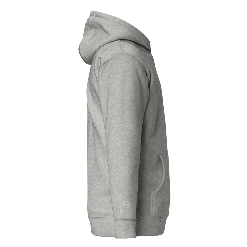 Unisex-Kapuzenpullover Scholle Stickerei