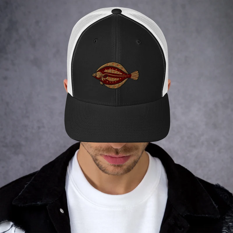 Trucker-Cap Scholle Stickerei