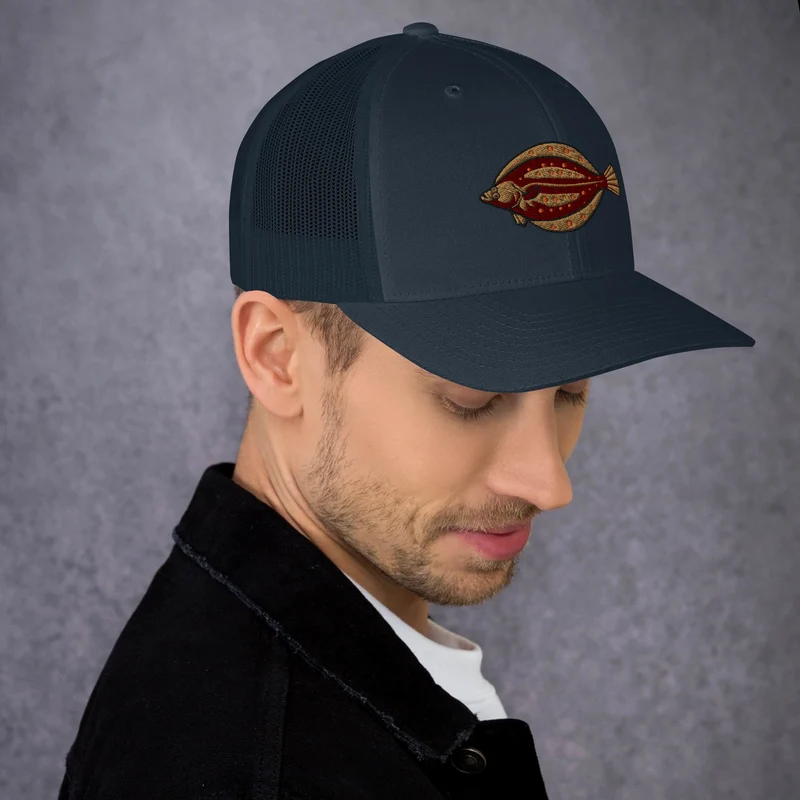 Trucker-Cap Scholle Stickerei
