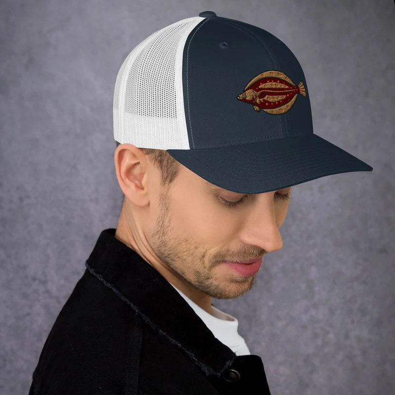 Trucker-Cap Scholle Stickerei