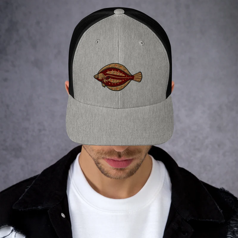 Trucker-Cap Scholle Stickerei