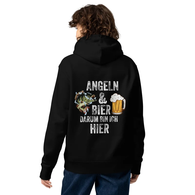 Angeln&Bier Kapuzenpullover