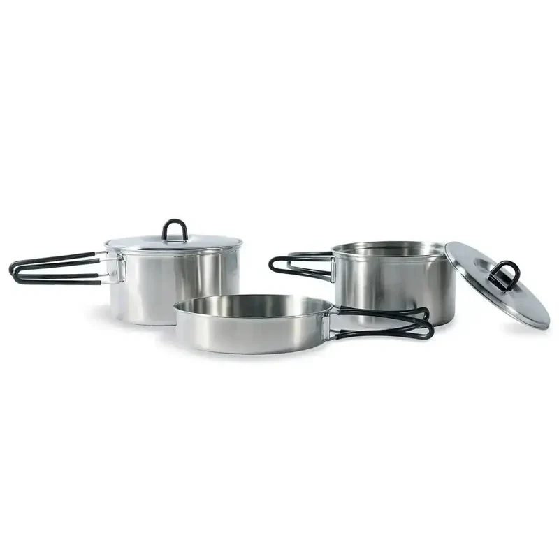 Kochset regular stainless steel