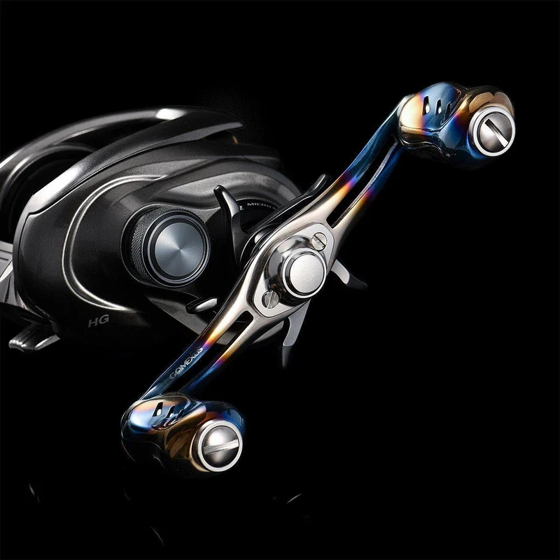 Gomexus Blade Titanium 100mm Handle mit 22 mm Titanium Flame Knobs (8x5mm)
