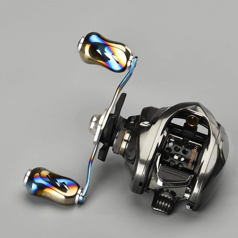 Gomexus Blade Titanium 100mm Handle mit 22 mm Titanium Flame Knobs (8x5mm)
