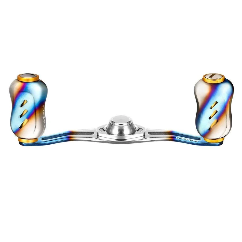 Gomexus Blade Titanium 100mm Handle mit 22 mm Titanium Flame Knobs (8x5mm)