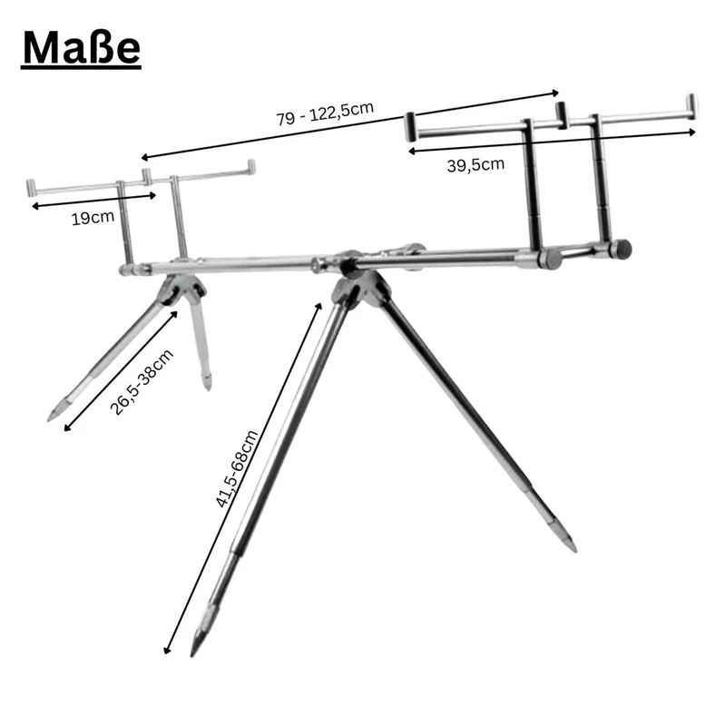 X2 Axis Rod Pod 3 Ruten verstellbar