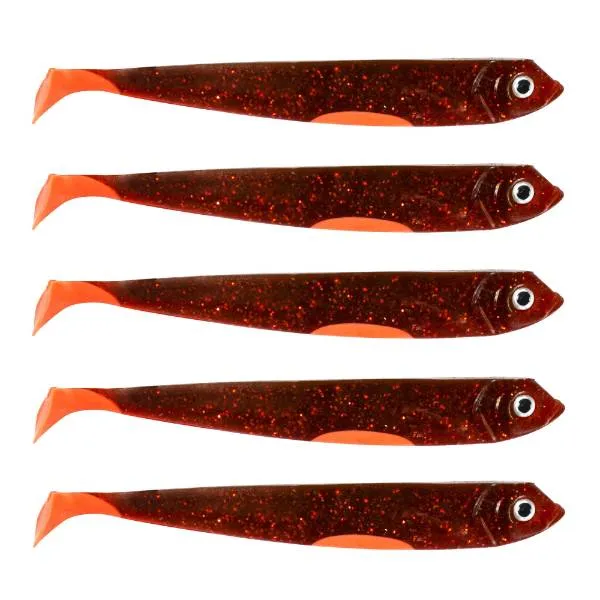 Eurocatch Gummifisch für Zander - Shad, 5 Stk