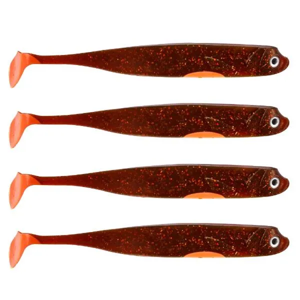 Eurocatch Gummifisch für Zander - Shad, 5 Stk