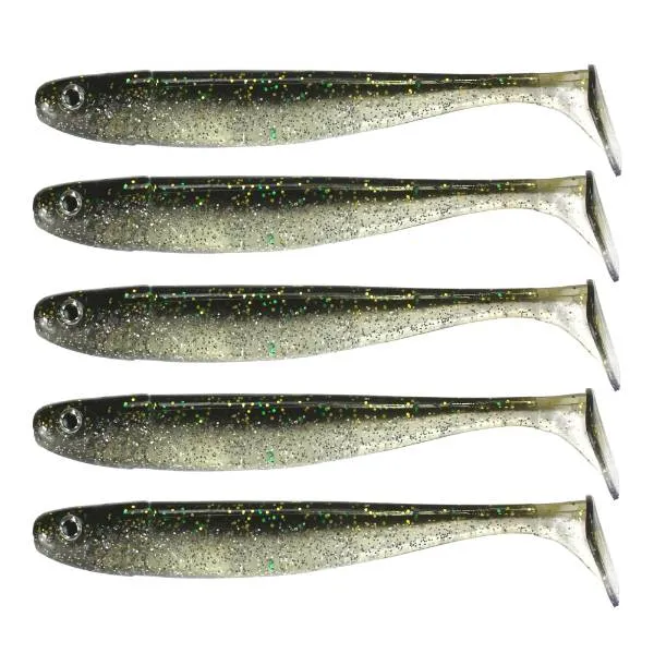 Eurocatch Jig n Swim Shad Glitter - 7,5-12cm - Gummiköder