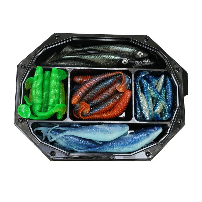 FISH-XPRO Gummiköder-Set – Hecht, 10-20 cm (30 Stk.)