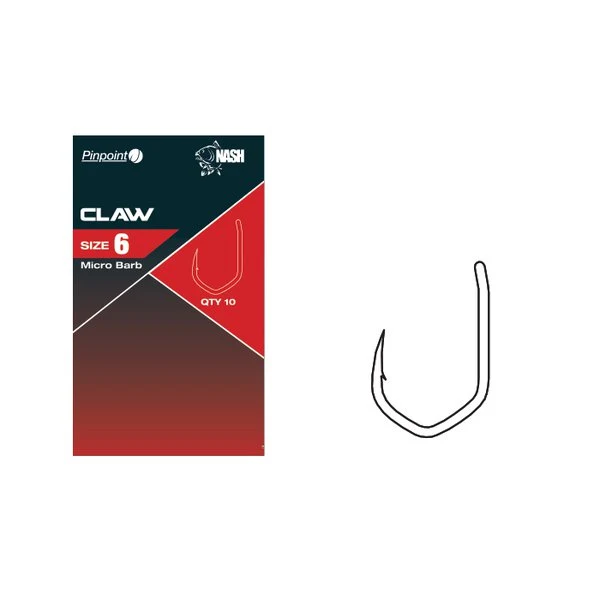 Nash Claw Karpfenhaken (10 Stück)