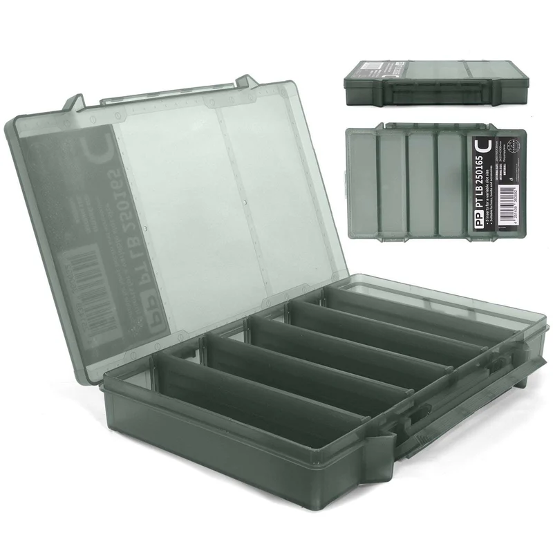 Eurocatch Pro-Tackle LureBox 25G Vertikal grau 25x16x3,6cm