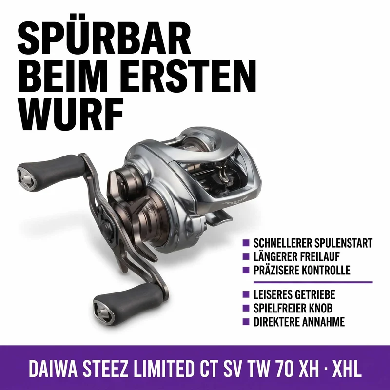 RL-TNG Komplett Kugellager Tuning Kit für Daiwa 25 Steez Limited CT SV TW 70