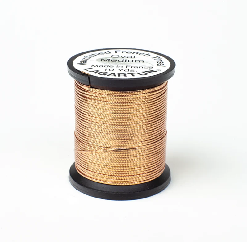 Lagartun Metall-Oval-Lametta - Kupfer