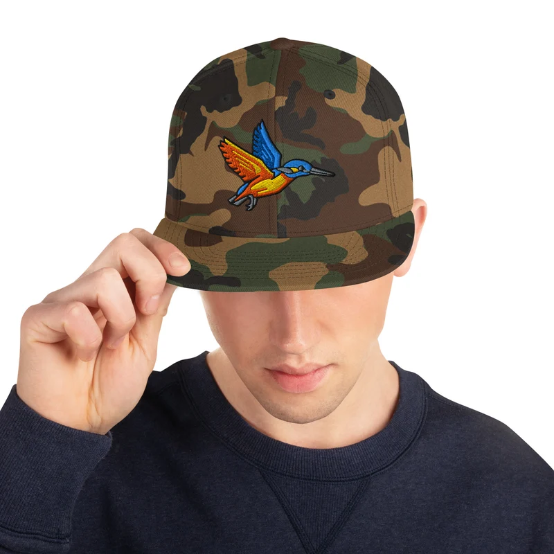 Holzland fishing Snapback-Cap | Eisvogel